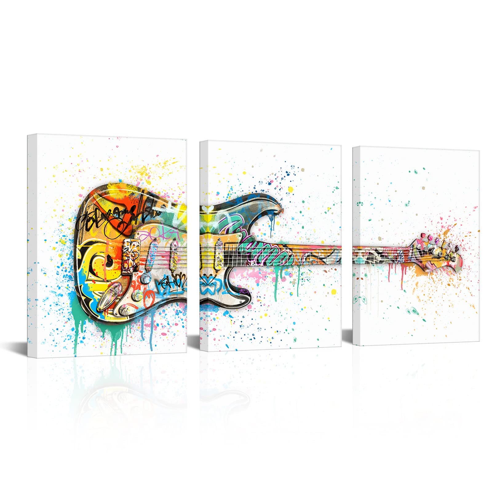 Amazon.com: HOMEOART Music Room Decor Graffiti Wall Art